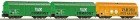 66025 Roco Set of 3 Garbage cars